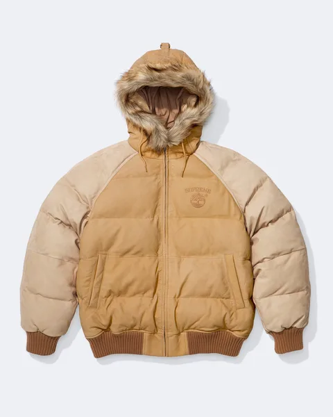 Supreme / Timberland Suede Puffer Jacket
